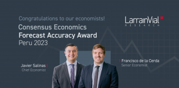 LarrainVial reconocido por Consensus Economics 2023