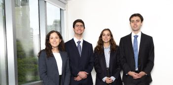 Bernardita Pantoja, Samuel Manterola, Florencia Marín y Francisco Tagle.