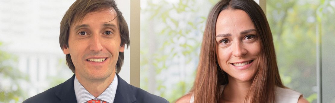 Andrés Urzúa, Gerente de Renta Variable y Florencia Stefani, Gerente de Estudios de LarrainVial.